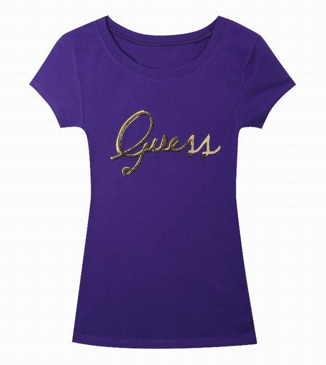 Guess short round collar T woman S-XL-009
